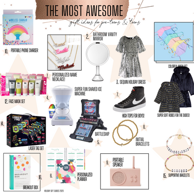 The most awesome holiday gift ideas for pre-teens & teens
