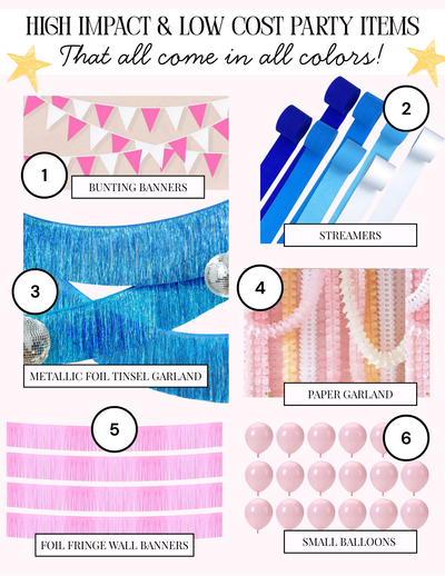 The Most Awesome High Impact & Low Cost Party Items