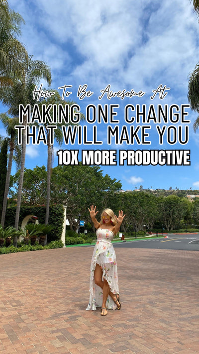 303. How To Be Awesome At Making One Change That Will Make You 10X More Productive